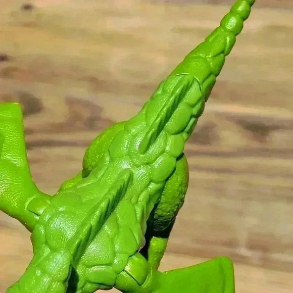 JURASSIC WORLD MATTEL 2018 PTERODACTYL / VELOCIRAPTOR FISHER BLUE/GREEN - Picture 10 of 14